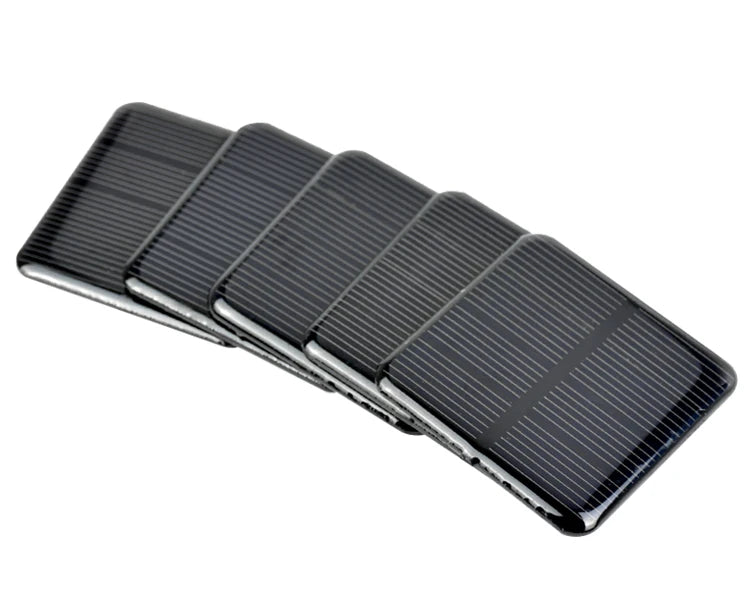 SUNYIMA 10PCS 2V 5V 6V 50*50 80*80 Solar Panel, 10-piece solar panel kit for charging batteries, phones and camping applications.