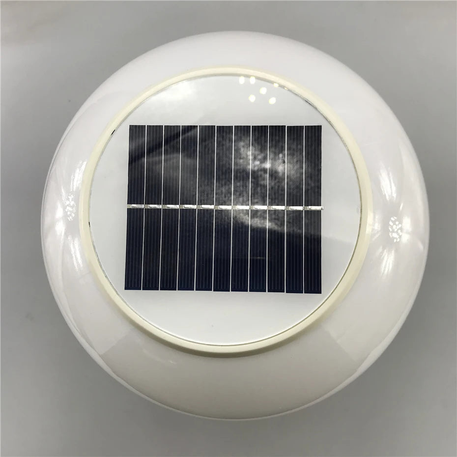 Sleek LED round ball lamp with stainless steel finish, IP65 waterproof rating, perfect for outdoor use.