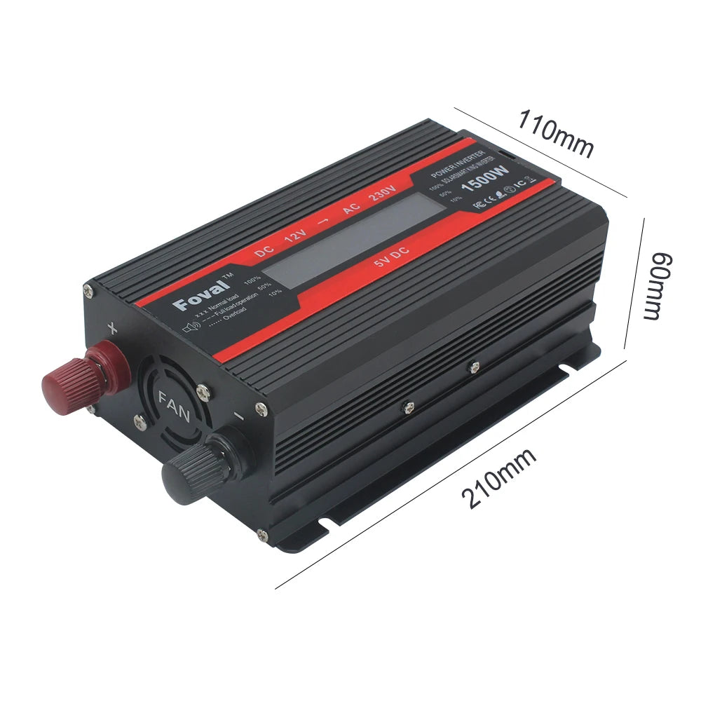 1500W/2000W/2600W LCD display inverter,