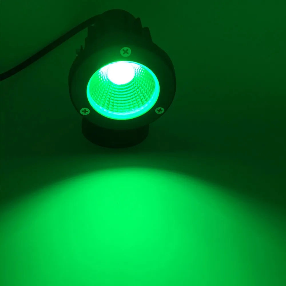 COB Outdoor Garden Light, Waterproof LED garden light with adjustable brightness and voltage options for outdoor use.