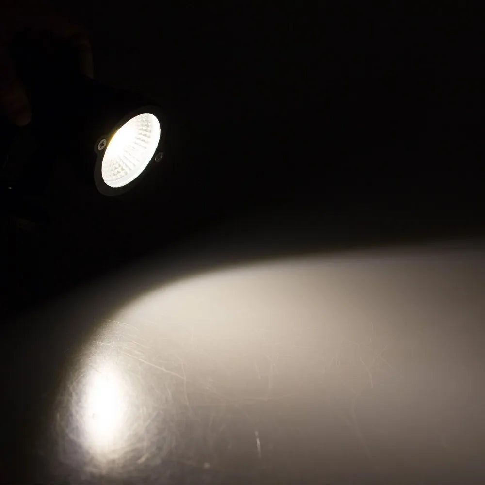 COB Outdoor Garden Light, Waterproof outdoor garden light with adjustable brightness and voltage options for landscape lighting.