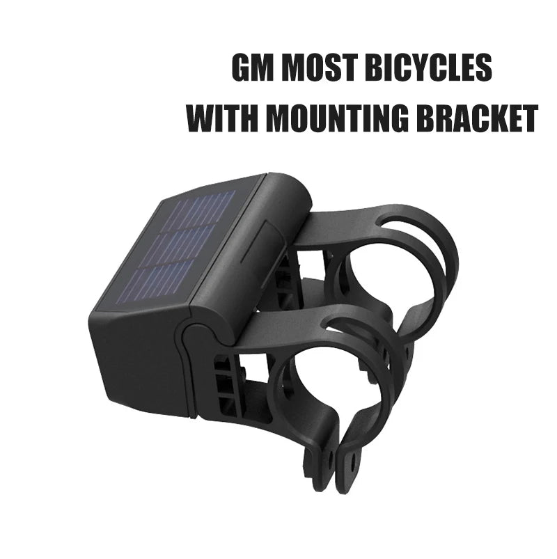 PCycling BLT258 Solar Bicycle Light, Most bicycles come with a mounting bracket for easy installation.