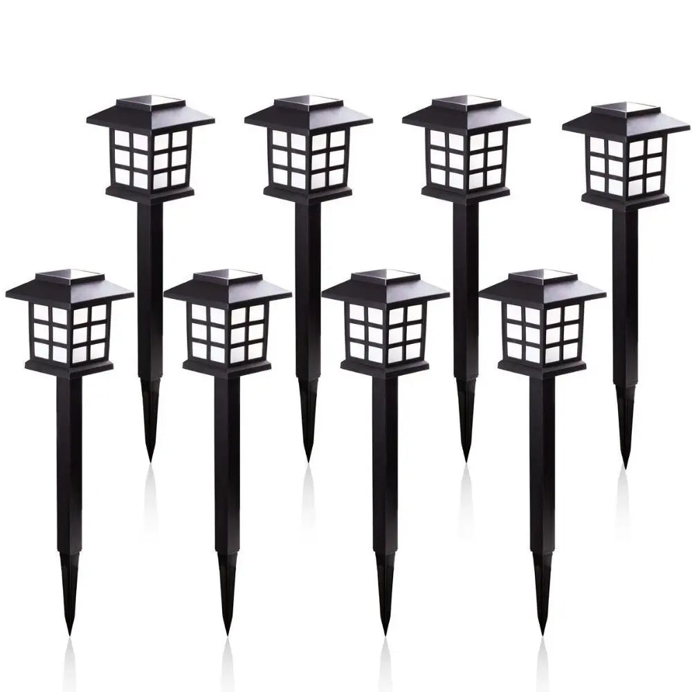 2/4/6/8pcs Led Solar Pathway Light,