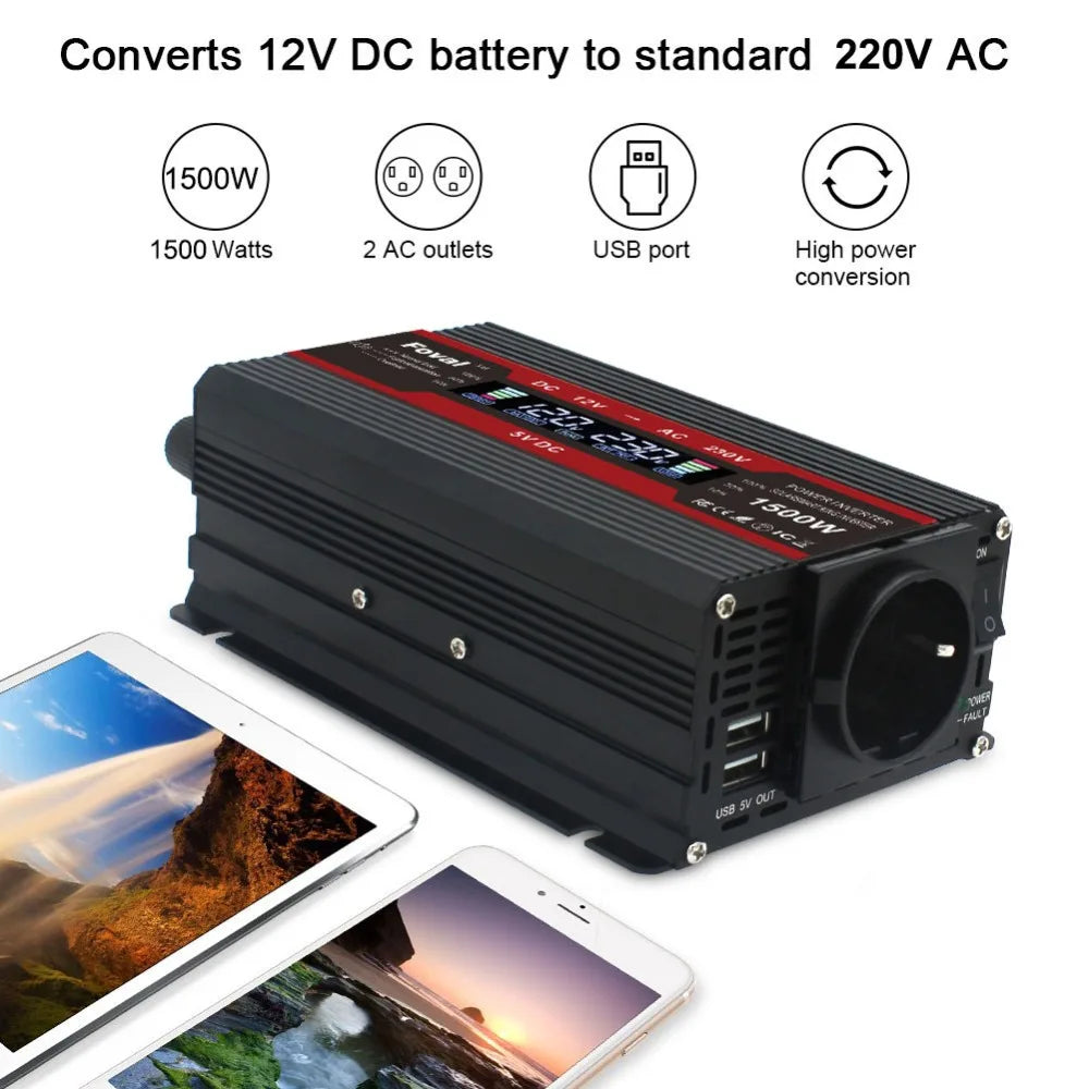 1500W/2000W/2600W LCD display inverter, 1500W/2000W/2600W LCD