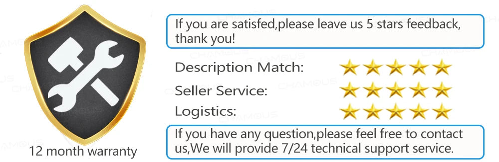 CHAMOUS 2.5K 4MP WiFi Wireless Outdoor IP Camera, Prioritize customer satisfaction with 5-star feedback, tech support, and warranty claims available within 12 months.