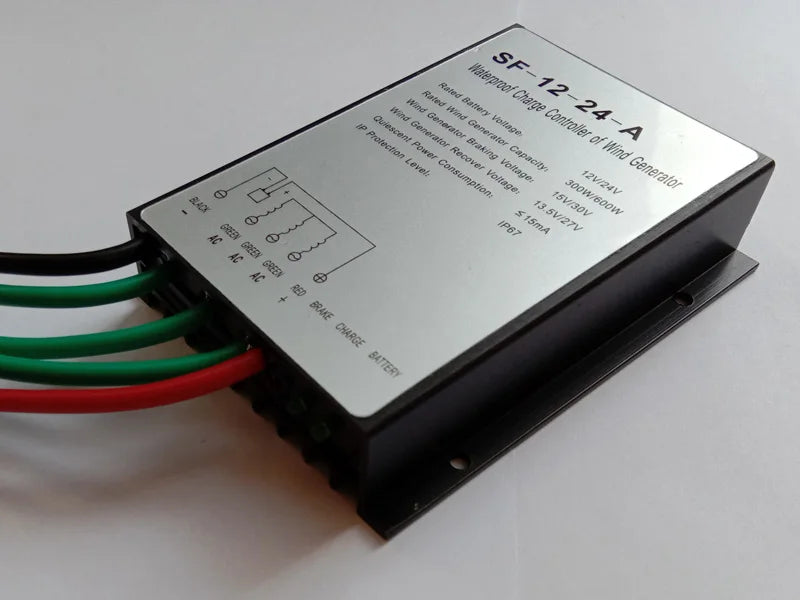 Waterproof Wind Generator Charge Controller, Charge controller for wind generators, waterproof and suitable for various power levels and voltages.