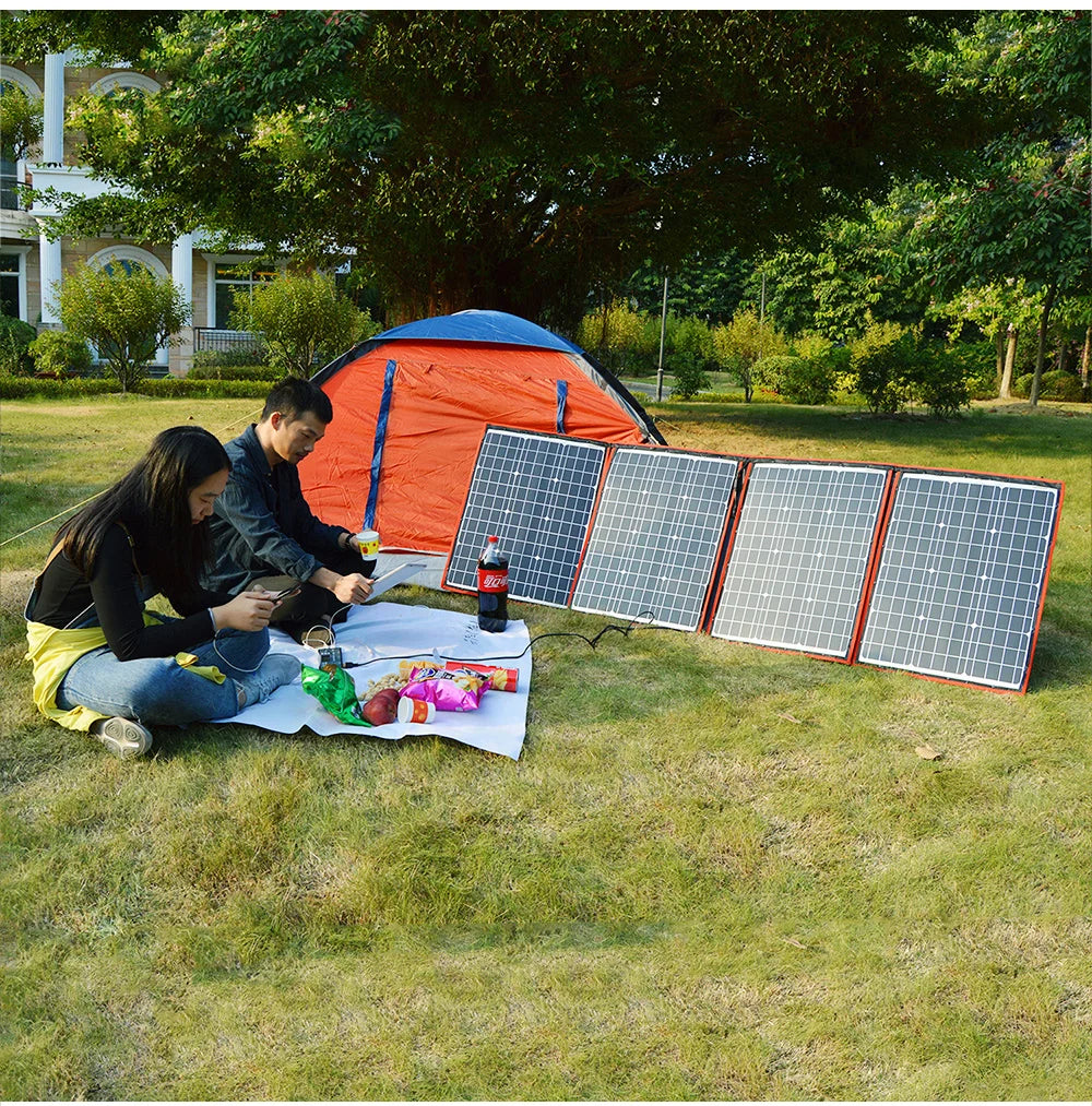 Dokio Flexible Foldable Solar Panel, Customized Solar Panel Specifications with ETFE surface material and various sizes.