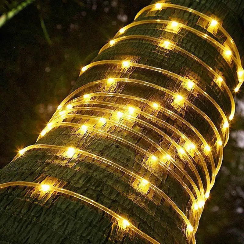 Eco-friendly solar-powered fairy lights for creating whimsical shapes and ambiance.