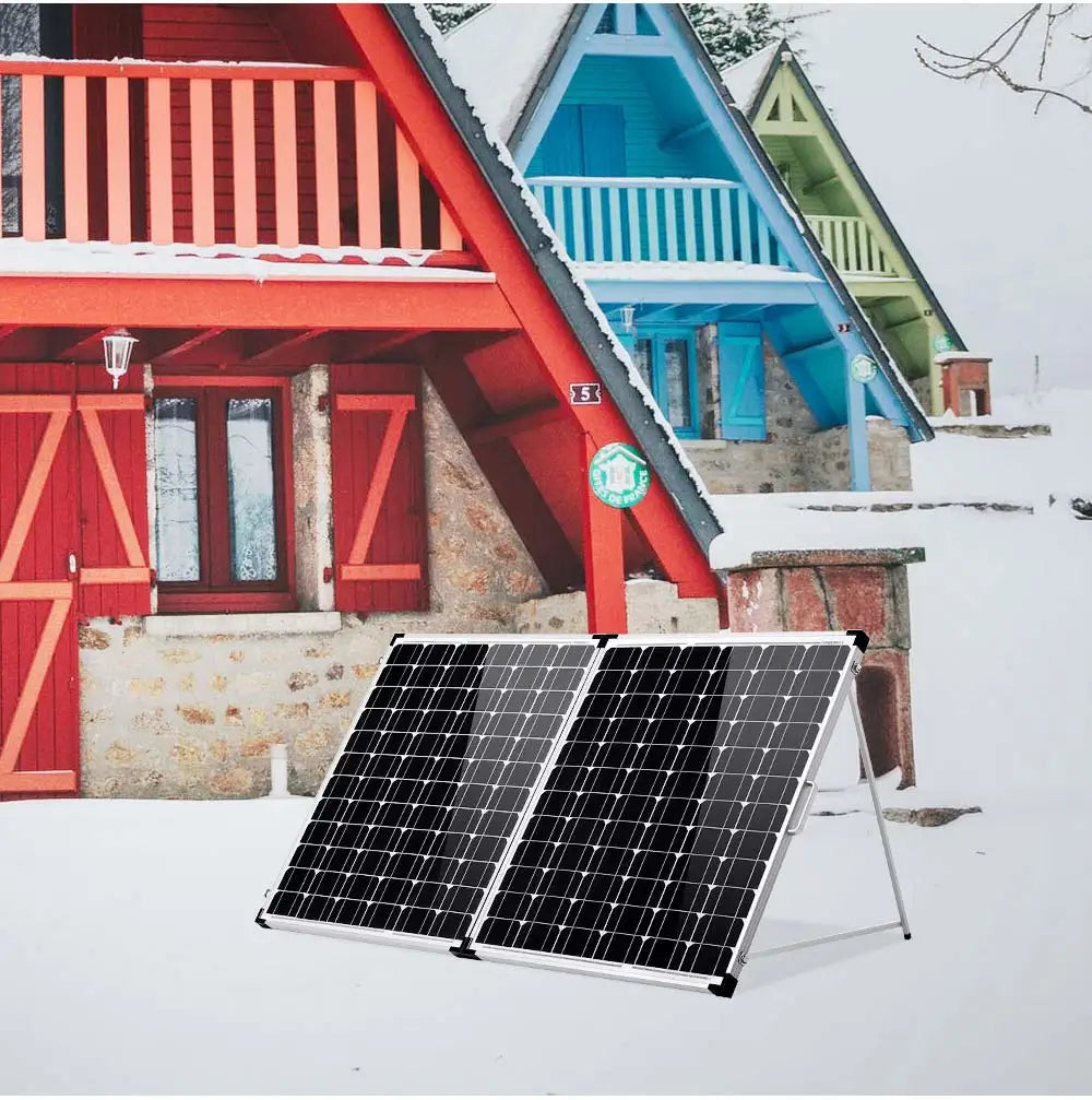 Dokio 100W 160W 200W Foldable Solar Panel, FSP-160 Solar Panel, monocrystalline silicon, maximum power 160W, foldable and expandable.