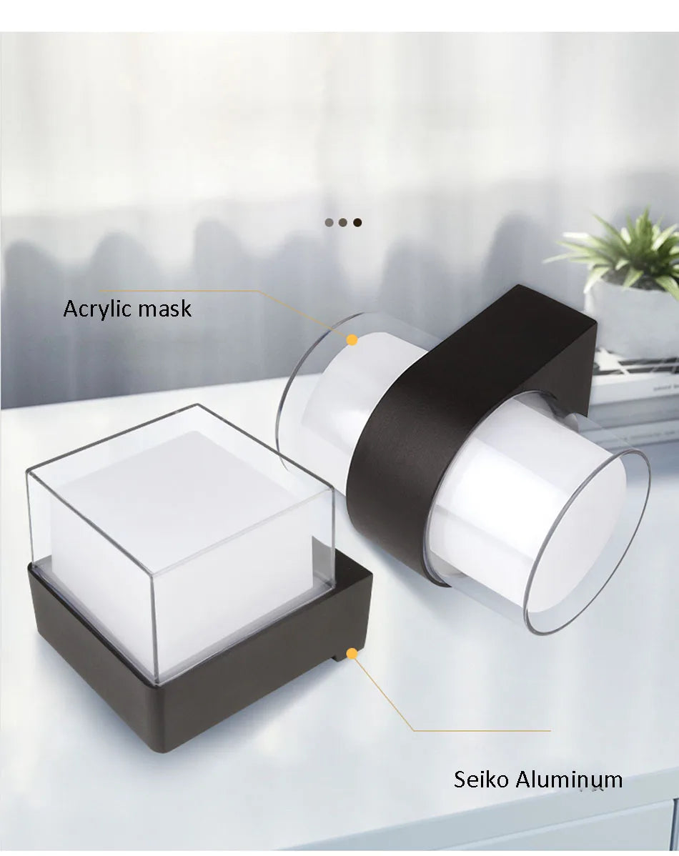 Led Wall Light, Activates at night, illuminating within 3-6 meters of pedestrian approach.