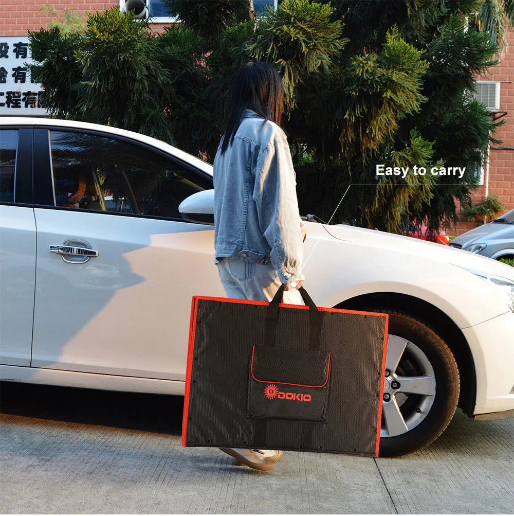 Dokio Flexible Foldable Solar Panel, Ukrainian warehouse offers returns and local delivery for unsatisfactory purchases.