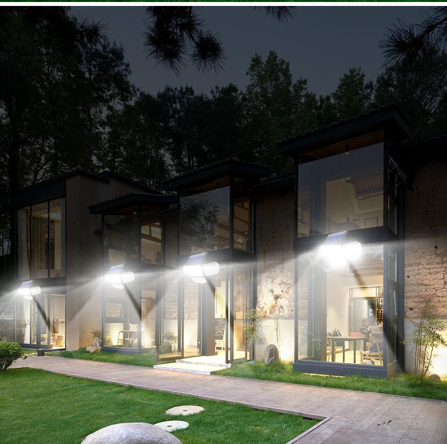 Solar Light, Solar-powered flashlight with amorphous silicon panel, lithium battery, and waterproof IP65 rating.