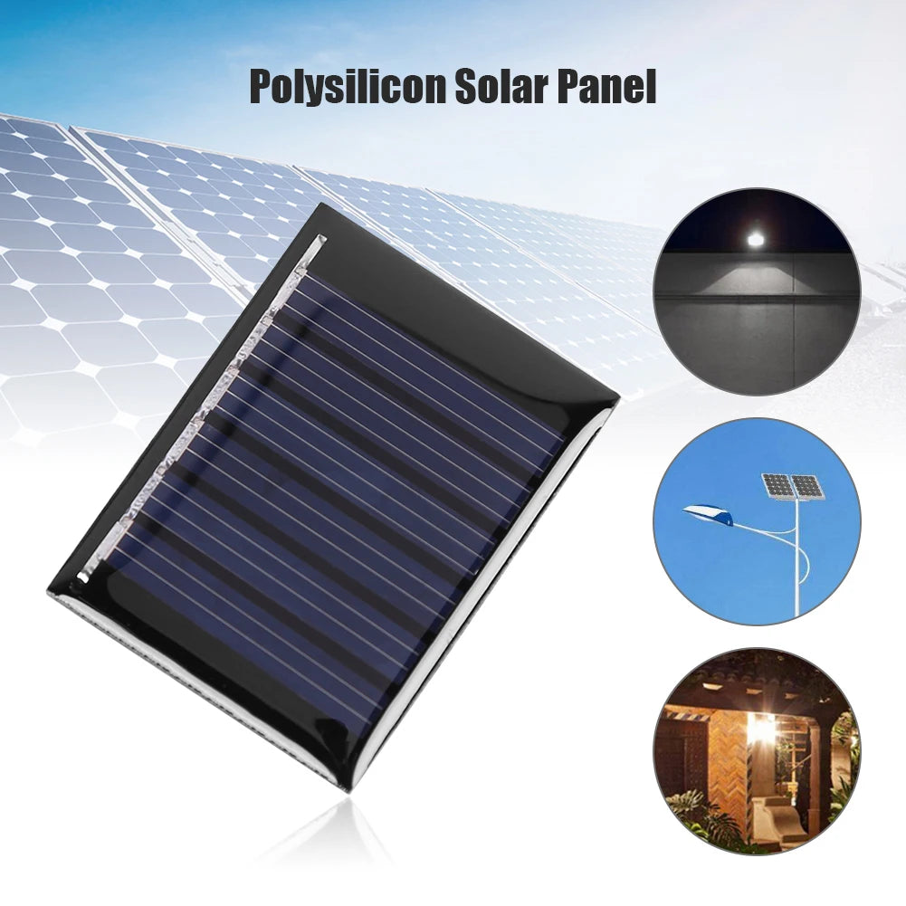 0.15W 3V Mini Solar Panel, Compact mini solar panels for portable power, ideal for DIY projects and charging small devices.