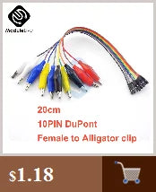 MPPT Solar Controller, Secure connection for solar panels using a DuPont female-to-alligator clip for efficient energy transfer.