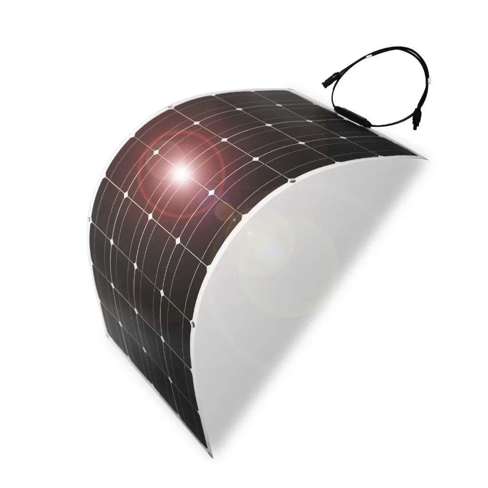 Lightweight and efficient solar panel with a slim profile, weighing just 1.1kg.