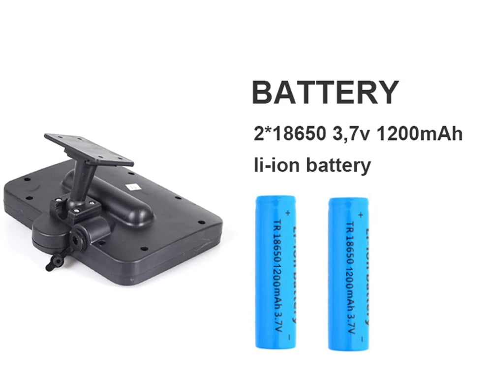 COB LED Solar Powered Light, Cable length: 5 meters for easy installation outdoors.