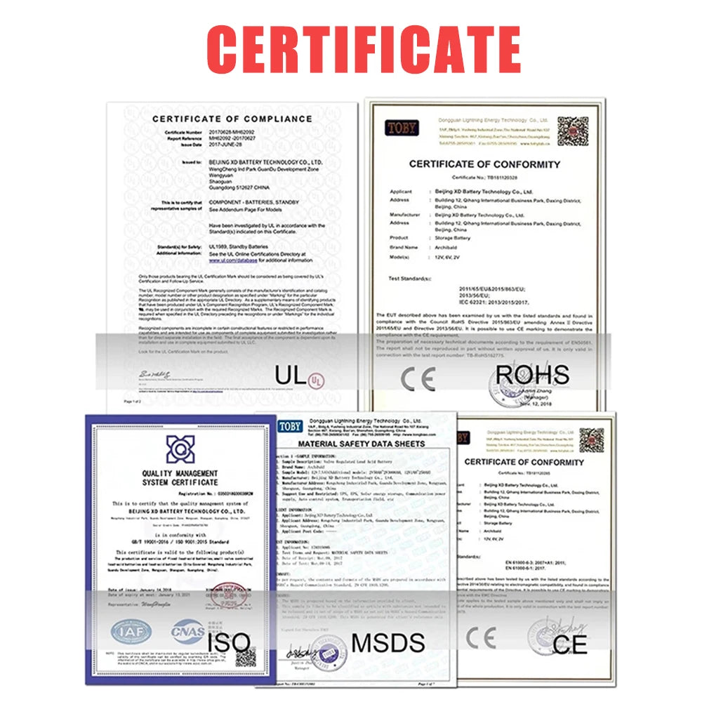 New 3.2V 32700 6000mAh LiFePO4 Battery, Safety and eco-friendly certified: Meets international standards for quality, safety, and environmental responsibility.