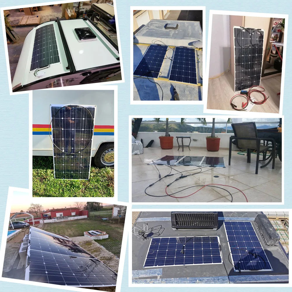 DGSUNLIGHT 100w 200w 12v portable Solar Panel, Customs clearance rejection incurs return shipping costs.