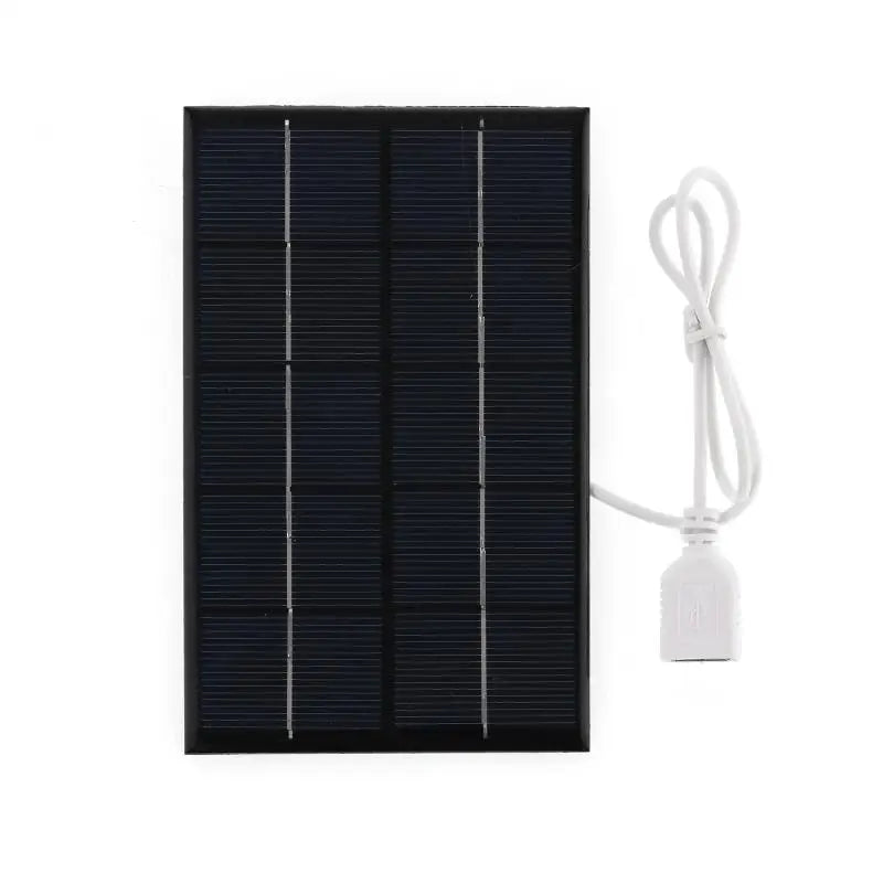 USB Solar Panel, Solar panel with 5V working voltage, 142x88mm size, and single panel from mainland China.