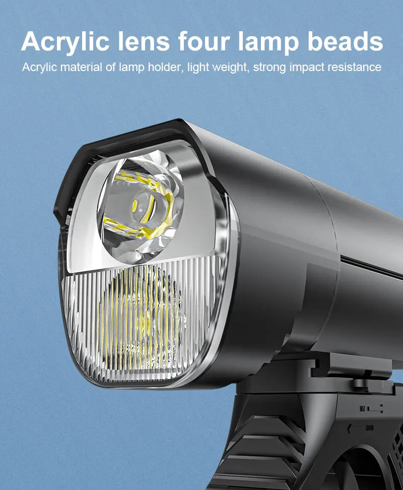 X-TIGER QD-1301 Front Light, LED lamp with acrylic lens and shock-resistant housing.