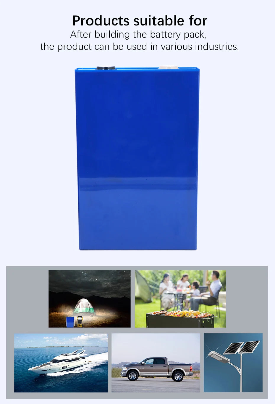 3.2V 105Ah LiFePO4 battery, Advanced technology solutions for various industries, from motorcycles to solar inverters.