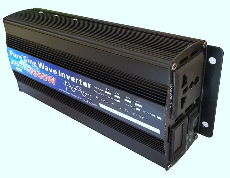 Pure Sine Wave Inverter, Converts DC power to AC power for home or car use, suitable for solar energy.