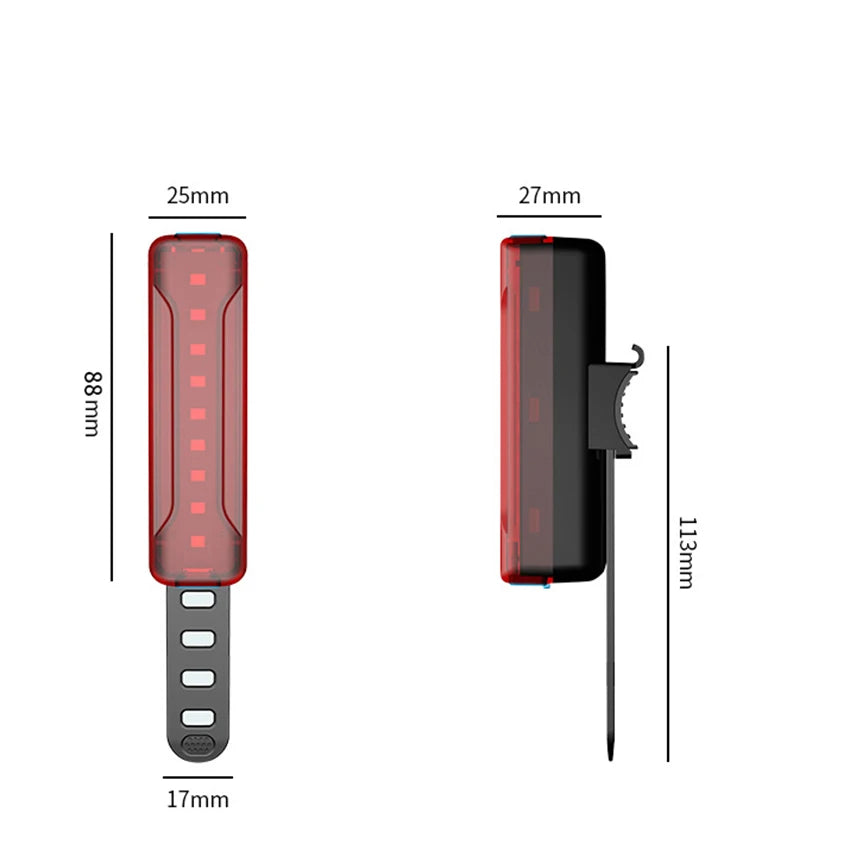 Solarstorm X3 LED Bicycle Light, LED bike light with 4 modes, USB rechargeable battery pack, and waterproof design for safe cycling.