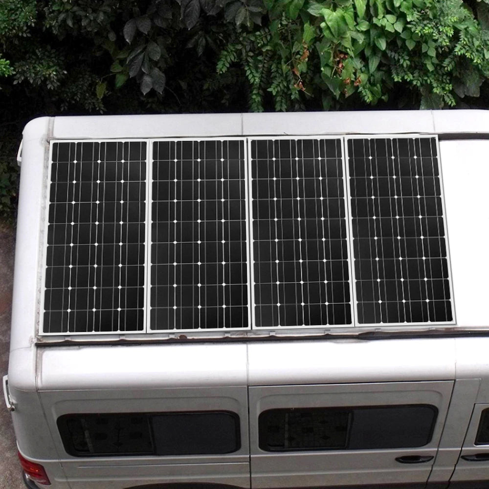 300W Solar Panel, Off-grid solar panel kit for homes, balconies, boats, and caravans with 150W cells and 12V/24V battery charging.