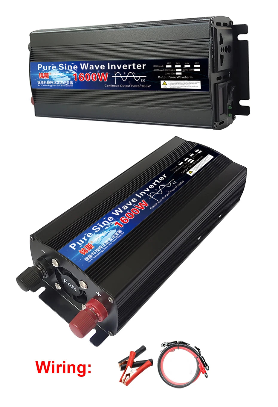 Pure Sine Wave Inverter, Converting DC power to AC power for solar panel applications, outputs up to 7.6kW with pure sine wave.