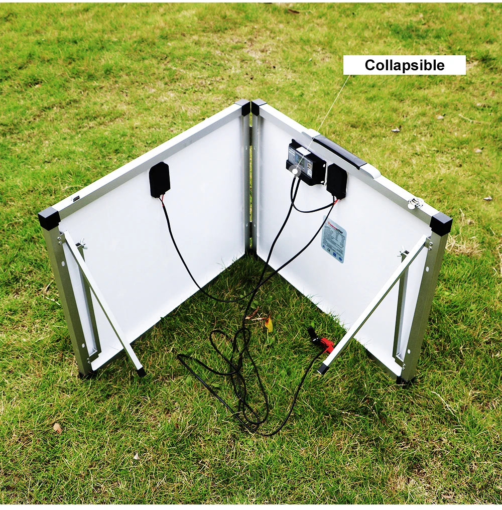 Dokio 100W 160W 200W Foldable Solar Panel, Black DOKIO bags included with 100W/150W and 200W solar panel purchases.