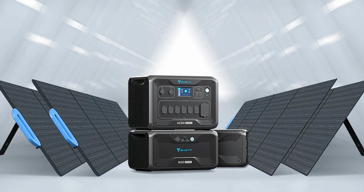 Bluetti AC300 and B300 3000W Solar Power Station,