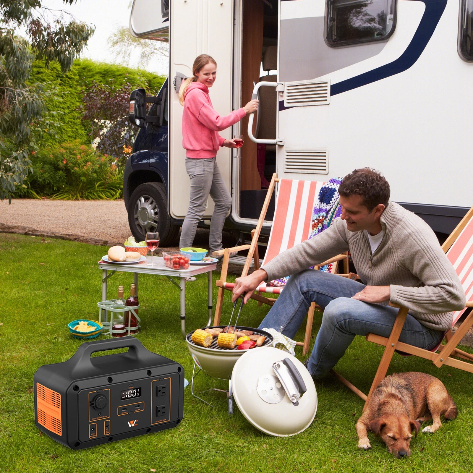 Barler 1000w Portable Power Station, Portable power station for safe charging on-the-go and emergency backup.