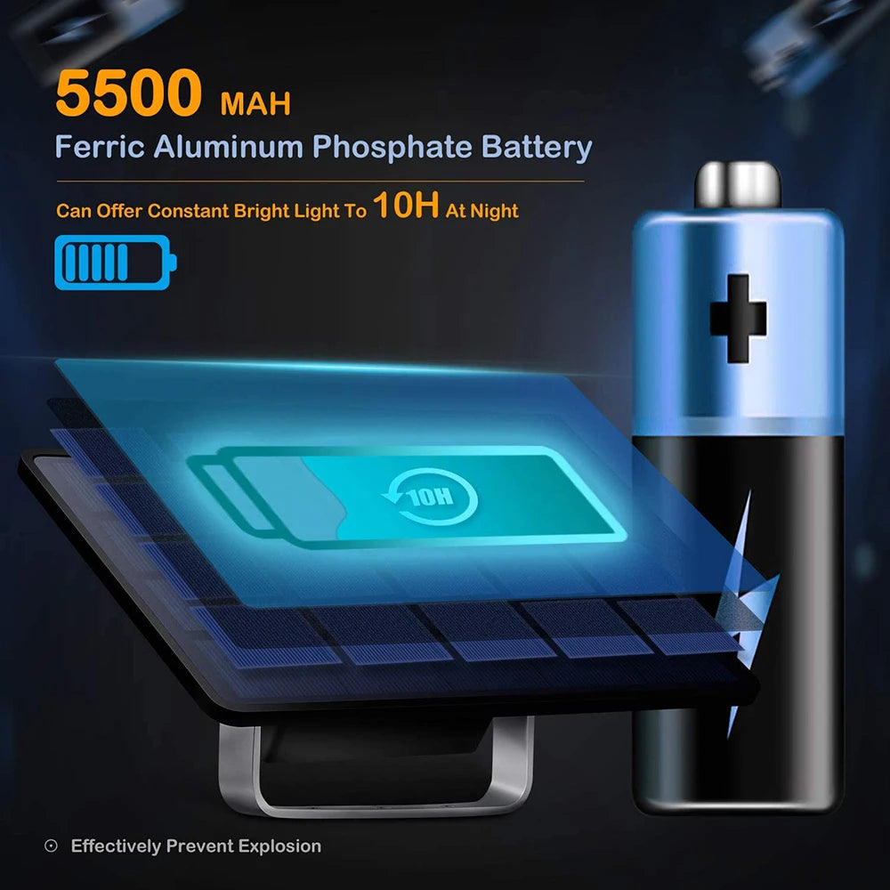 IP65 Waterproof Double Head Solar Pendant Light, Waterproof solar pendant light with cable suitable for outdoor and indoor use.