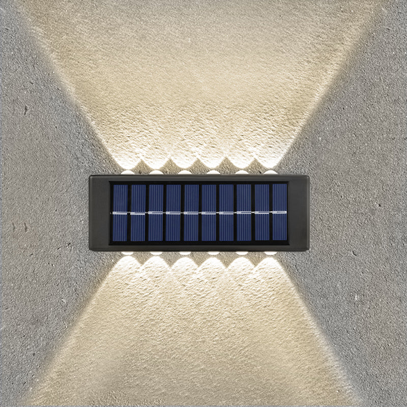 LED Solar Wall Lamp Outdoor Wall Light, Outdoor decoration light ideal for various settings, including corridors, entrances, and patios.