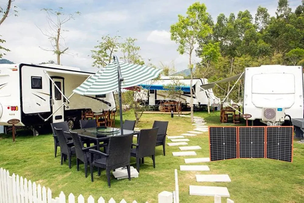 Panel solar plegable de 100W 80W 60W 40W, Voltaje de operación: 18V, Voltaje de circuito abierto: 21.6V