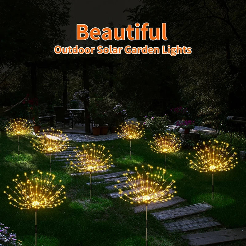 LED Solar Power Light, Brighten your outdoor space with beautiful solar-powered garden lights