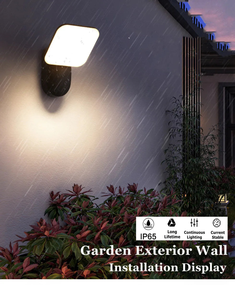 LED Wall Light, Durable IP65-rated LED light for outdoor use, providing long-lasting stability and reliability.
