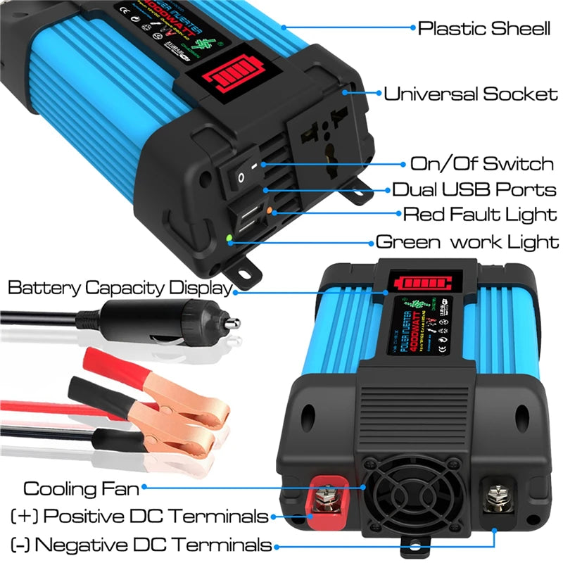 12V to 110/220V Solar Panel