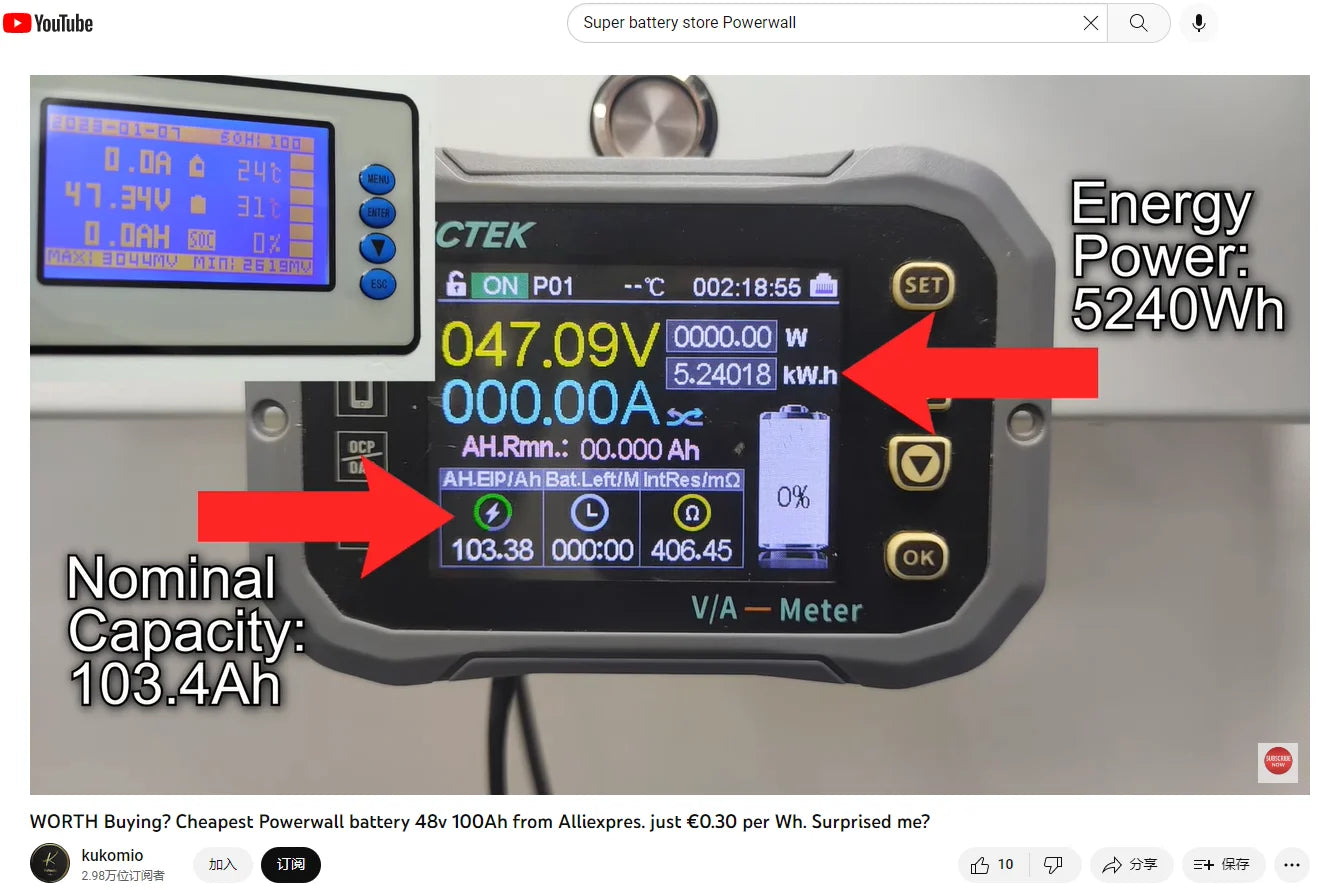 48V Powerwall 100Ah 200Ah LiFePO4 Battery, 48V Powerwall 100Ah 200A
