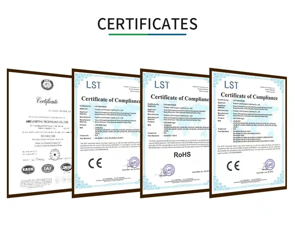 LED Outdoor Solar Anti-theft Stair Light, Eco-friendly certification: LST, ISO 14001, RoHS compliant; ensures environmental regulation and safety standard compliance.