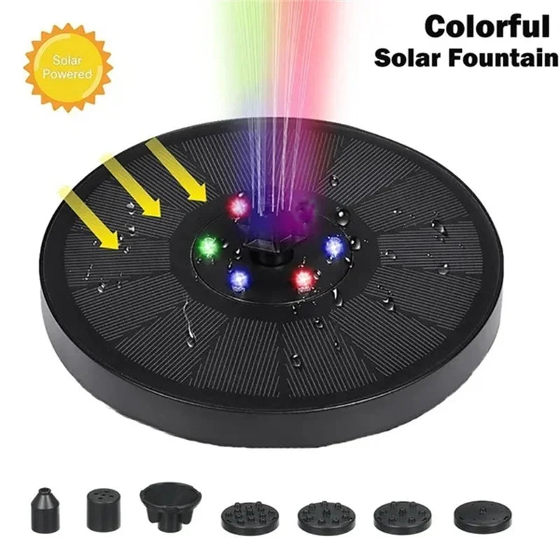 13cm/16cm/18cm Solar Fountain, Vibrant Solar-Powered Fountain