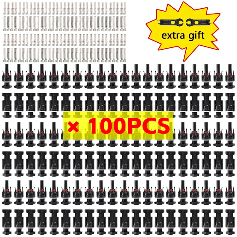 10/20/40/100PCS Solar PV Connectors,