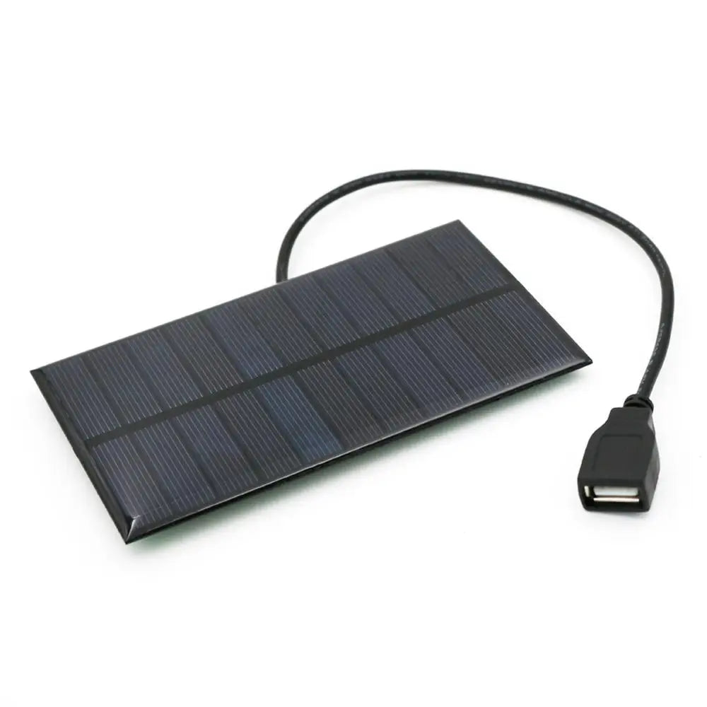 Mini 5.5V Portable USB Solar Panel, Energy-efficient, eco-friendly, and non-polluting.
