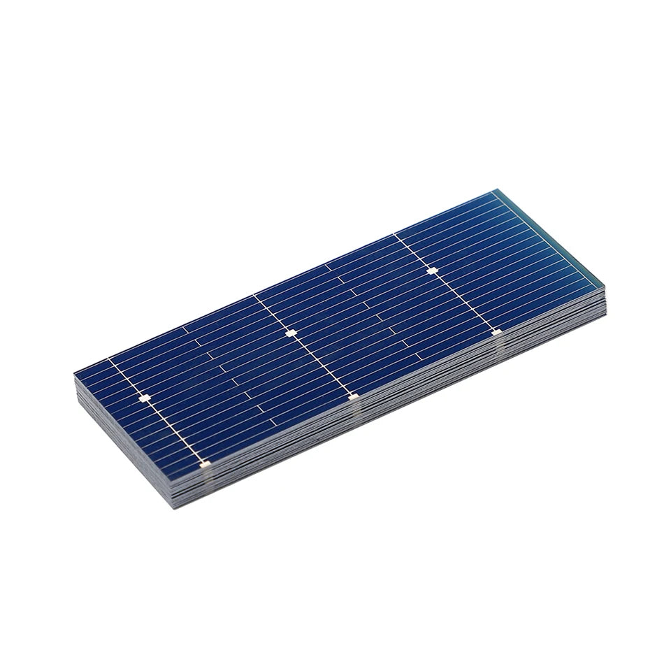 SUNYIMA 100PCS 52*19mm 0.5V 0.24W Solar Panel, Solar cells specifications: customized, 52x19mm size, made in Mainland China, with >20 panels and nominal capacity of 0.5V/0.24W.