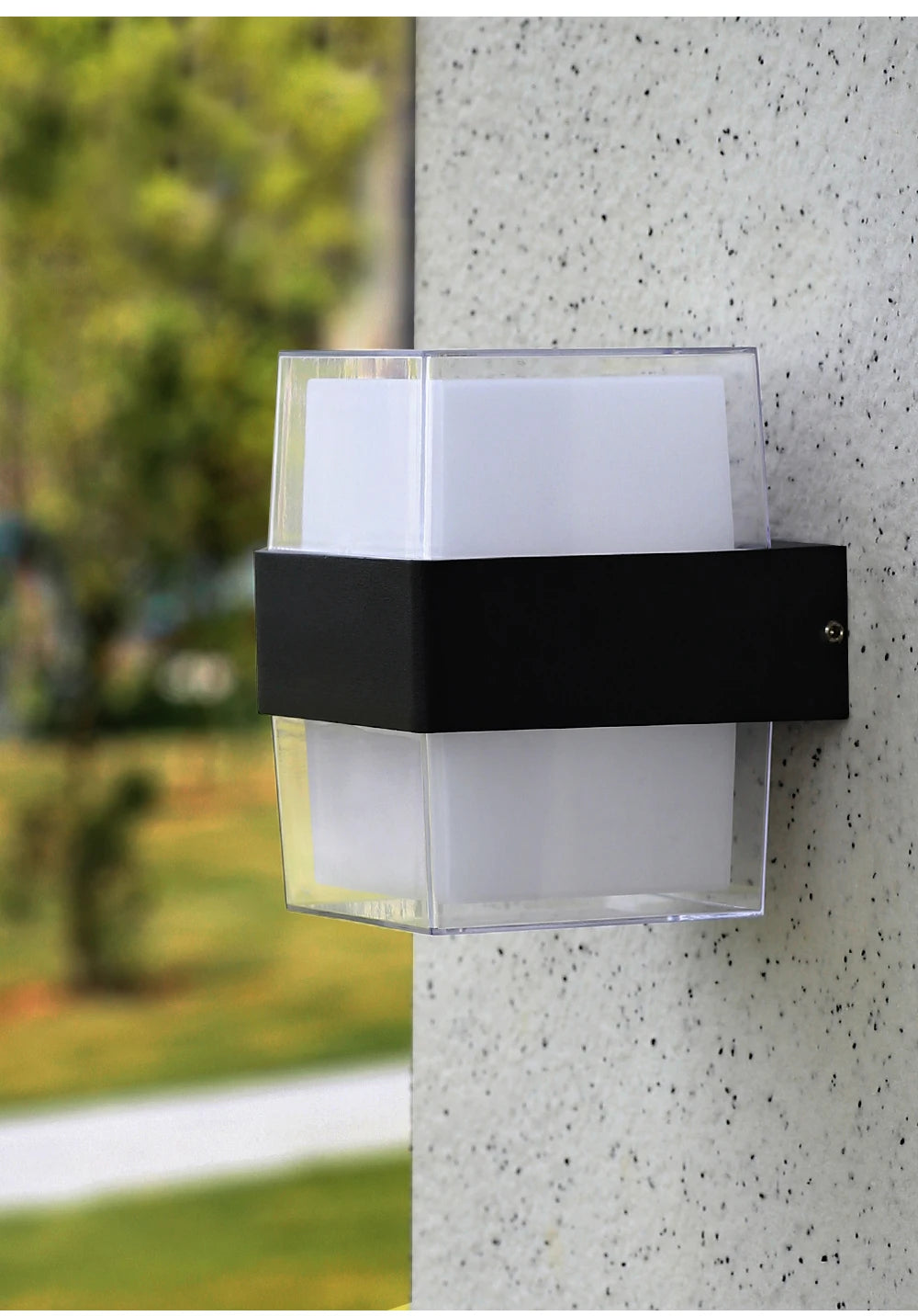 IP65 Waterproof Interior Wall Light, Modern LED wall light with aluminum body, waterproof and dimmable, suitable for indoor and outdoor use.