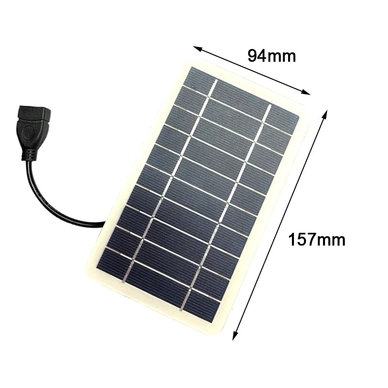 20W Portable Solar Panel, Robust design withstands various weather conditions, including intense sunlight and harsh storms.