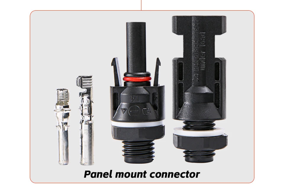 10/20/40/100PCS Solar PV Connectors, Solar panel mount connector for easy connection.