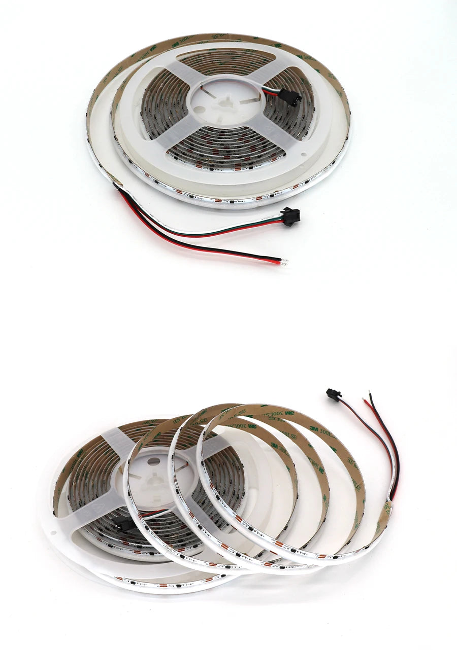 Addressable COB LED Strip Light, Contains 1 x Full Color COB LED Strip (controller only, no batteries included).
