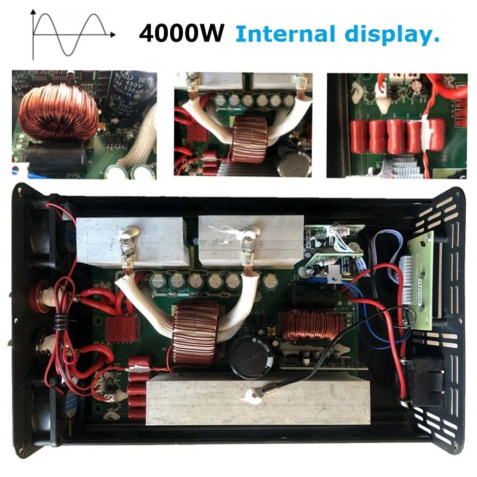 Pure Sine Wave Inverter, Internal Display: Model SE-3595