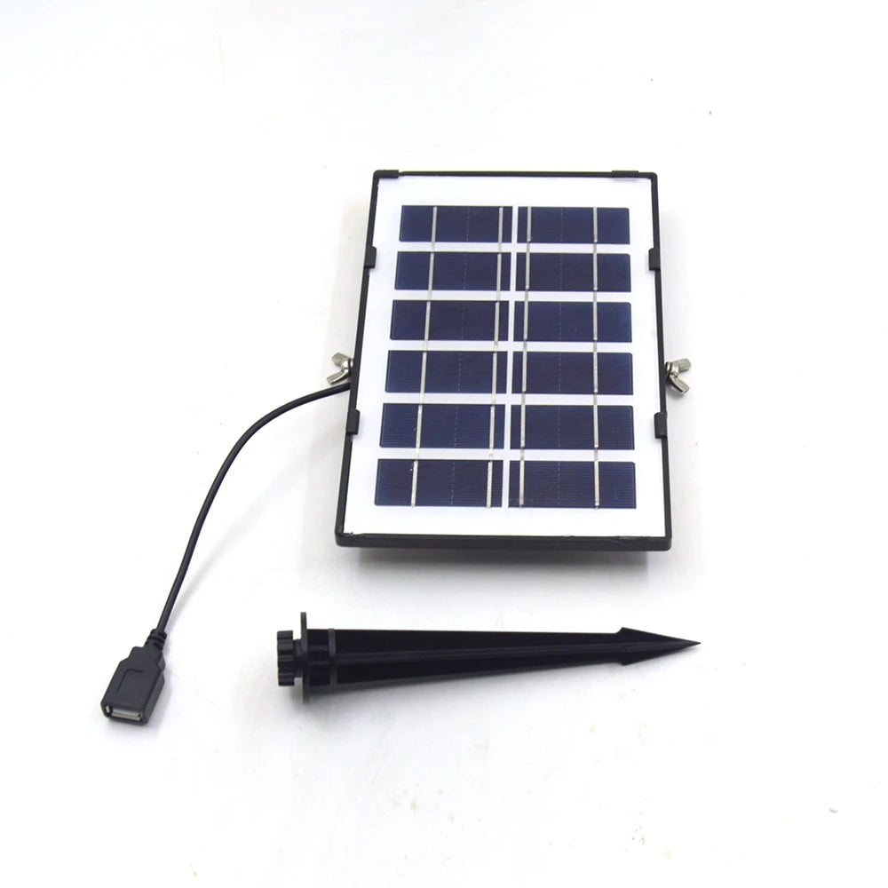 USB Solar Panel, Compact solar charger for small devices, suitable for 3-5V batteries and mobile phones.